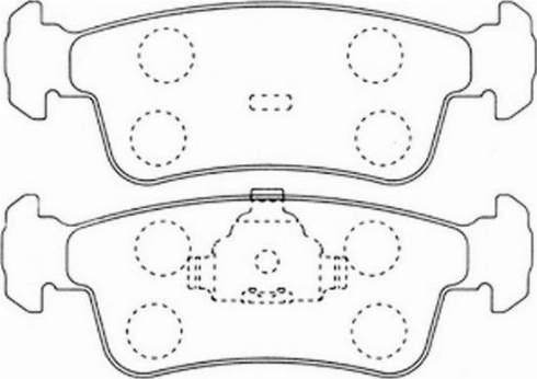 Spidan 31167 - Brake Pad Set, disc brake autospares.lv