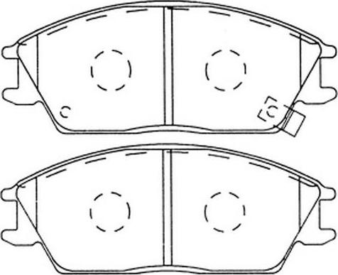 FIT FP0440 - Brake Pad Set, disc brake autospares.lv