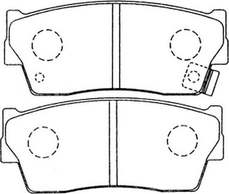 FIT FP0418 - Brake Pad Set, disc brake autospares.lv