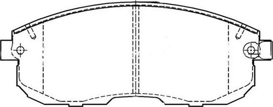 FIT FP0430 - Brake Pad Set, disc brake autospares.lv