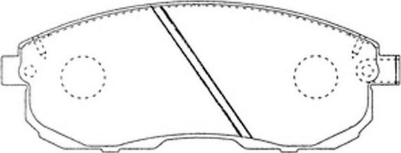 FIT FP0430 - Brake Pad Set, disc brake autospares.lv