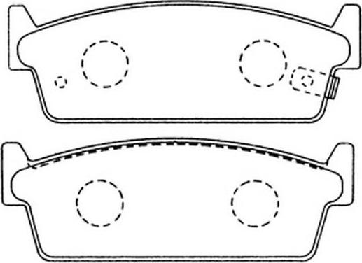 Pagid T0036 - Brake Pad Set, disc brake autospares.lv