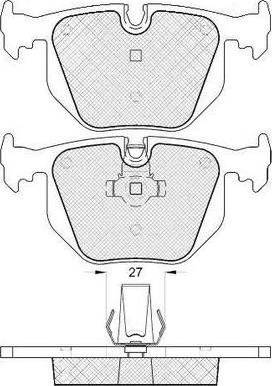 FIT FP0548 - Brake Pad Set, disc brake autospares.lv