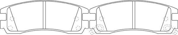 FIT FP0508 - Brake Pad Set, disc brake autospares.lv