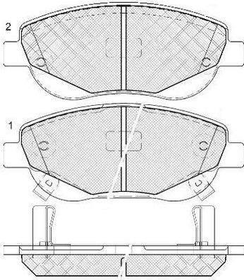 FIT FP0536 - Brake Pad Set, disc brake autospares.lv