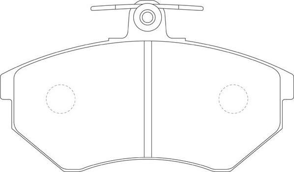 SAF 1HM698151A - Brake Pad Set, disc brake autospares.lv