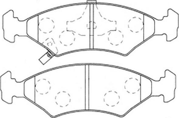 FIT FP0649 - Brake Pad Set, disc brake autospares.lv