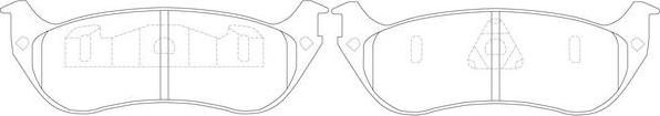 FIT FP0647 - Brake Pad Set, disc brake autospares.lv