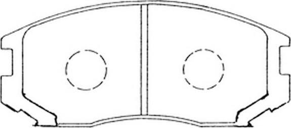 FIT FP0602 - Brake Pad Set, disc brake autospares.lv