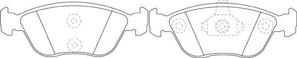 FIT FP0618 - Brake Pad Set, disc brake autospares.lv