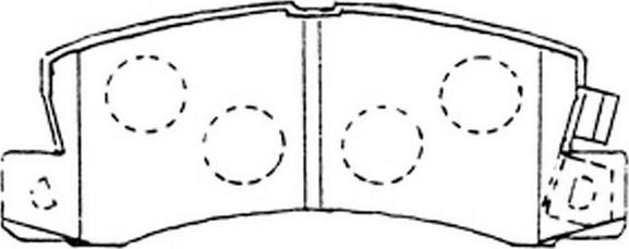 FIT FP0685 - Brake Pad Set, disc brake autospares.lv