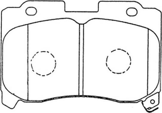 FIT FP0629 - Brake Pad Set, disc brake autospares.lv