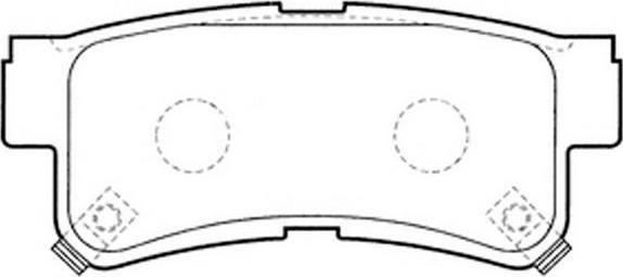 FIT FP0006 - Brake Pad Set, disc brake autospares.lv