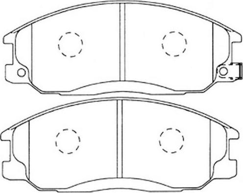 FIT FP0864 - Brake Pad Set, disc brake autospares.lv