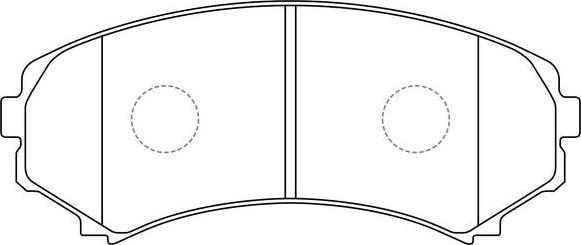 FIT FP0867 - Brake Pad Set, disc brake autospares.lv