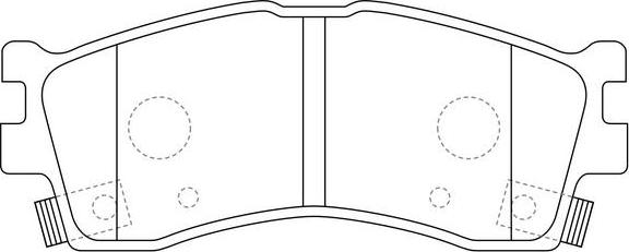 FIT FP0889 - Brake Pad Set, disc brake autospares.lv