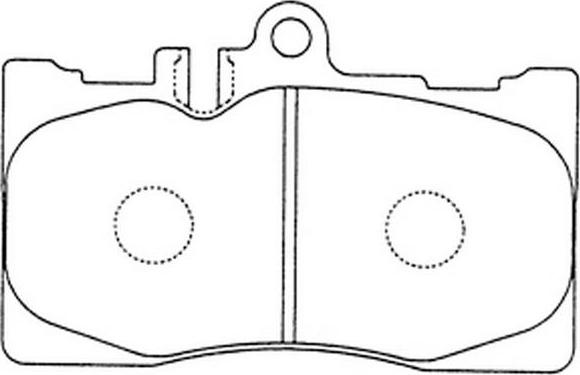 FIT FP0870 - Brake Pad Set, disc brake autospares.lv