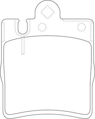 FIT FP0873 - Brake Pad Set, disc brake autospares.lv