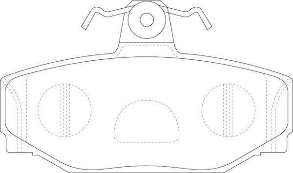 FIT FP0391 - Brake Pad Set, disc brake autospares.lv