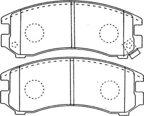 FIT FP0357 - Brake Pad Set, disc brake autospares.lv