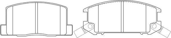 FIT FP0309 - Brake Pad Set, disc brake autospares.lv