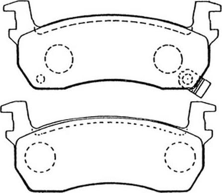 FIT FP0308 - Brake Pad Set, disc brake autospares.lv