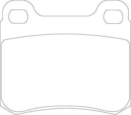 FIT FP0335 - Brake Pad Set, disc brake autospares.lv