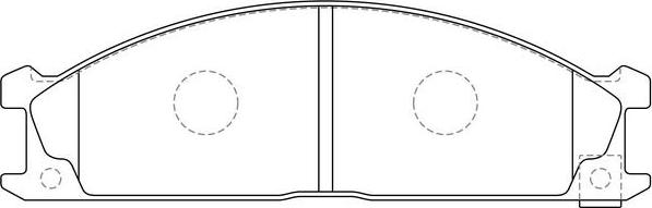 FIT FP0333 - Brake Pad Set, disc brake autospares.lv