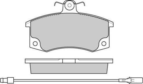 FIT FP0290E - Brake Pad Set, disc brake autospares.lv