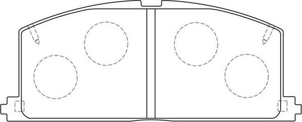 FIT FP0241 - Brake Pad Set, disc brake autospares.lv