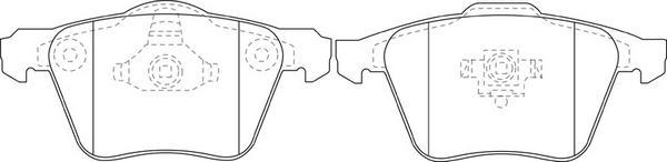 FIT FP0213 - Brake Pad Set, disc brake autospares.lv