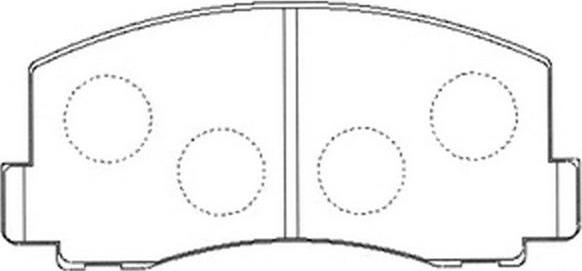 FIT FP0284 - Brake Pad Set, disc brake autospares.lv