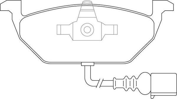 FIT FP0768E - Brake Pad Set, disc brake autospares.lv