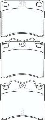 FIT FP0703 - Brake Pad Set, disc brake autospares.lv