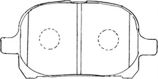 FIT FP0707 - Brake Pad Set, disc brake autospares.lv