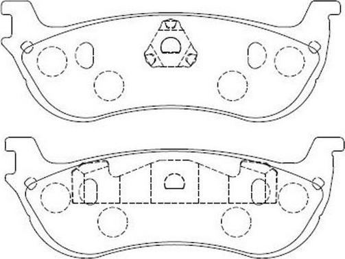 FIT FP0711 - Brake Pad Set, disc brake autospares.lv