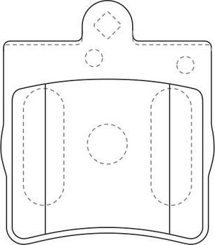 FIT FP0779 - Brake Pad Set, disc brake autospares.lv