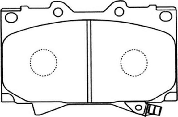 FIT FP0772 - Brake Pad Set, disc brake autospares.lv