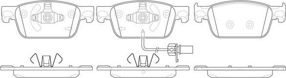 FIT FP1953E - Brake Pad Set, disc brake autospares.lv