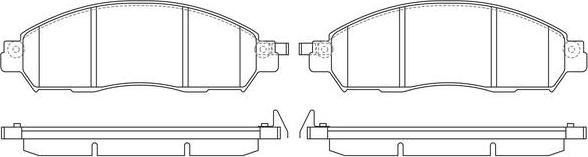 FIT FP1911 - Brake Pad Set, disc brake autospares.lv