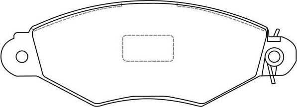 FIT FP1499 - Brake Pad Set, disc brake autospares.lv