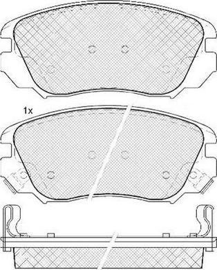 FIT FP1559 - Brake Pad Set, disc brake autospares.lv