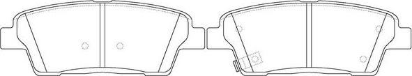 FIT FP1551 - Brake Pad Set, disc brake autospares.lv