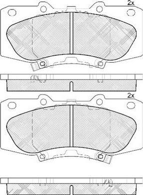 FIT FP1567 - Brake Pad Set, disc brake autospares.lv