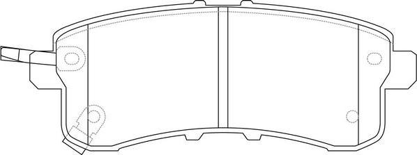 FIT FP1510 - Brake Pad Set, disc brake autospares.lv