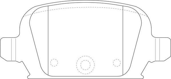 FIT FP1533 - Brake Pad Set, disc brake autospares.lv