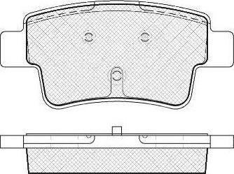 FIT FP1537 - Brake Pad Set, disc brake autospares.lv