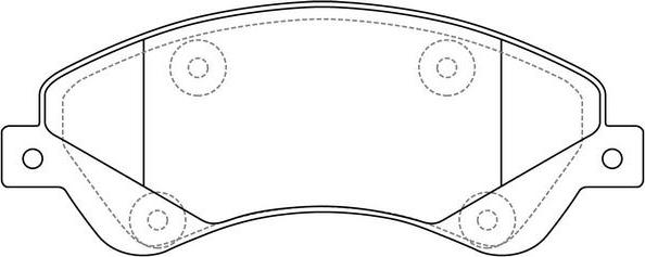 FIT FP1528 - Brake Pad Set, disc brake autospares.lv