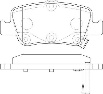 FIT FP1572 - Brake Pad Set, disc brake autospares.lv