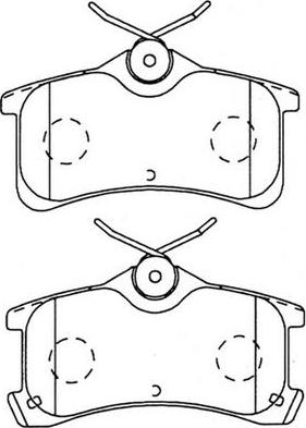 FIT FP1044 - Brake Pad Set, disc brake autospares.lv